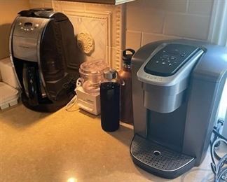 Keurig and Cuisinart coffee maker
