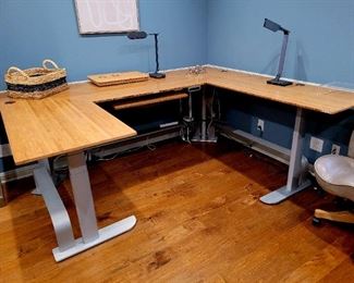 Large executive control desk/ work station by Nextdesk! Adjustable height..motorized!