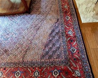 Hand woven wool Persian carpet..9x14 ft