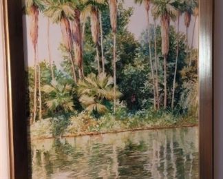 Original gouache painting by Joseph Holbrook...listed artist