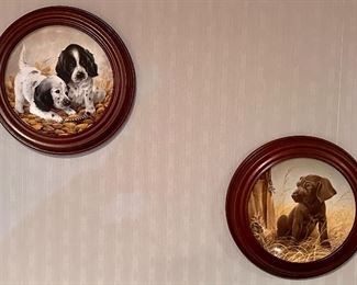 Framed Dog Plates