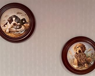 Framed Dog Plates