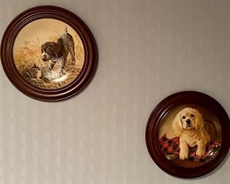 Framed Dog Plates