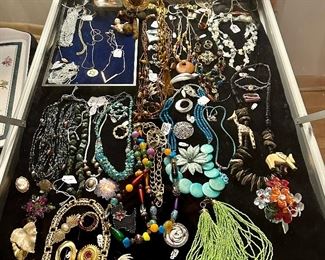 Jewelry Case full of Jewelry.