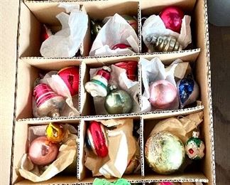 Vintage Glass Christmas Ornaments