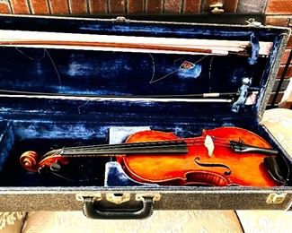 1960s C. Meisel Violin w/Case, 2 Bows