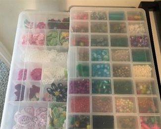 Beads & various appliqués