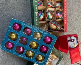 Vintage Xmas bulbs