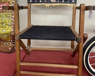 Old Hopalong Cassidy TV Chair