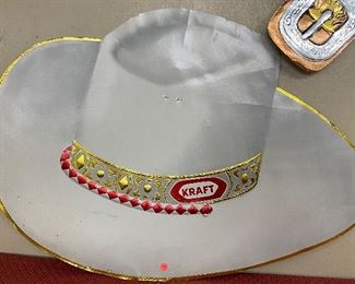 Vintage Kraft Western Hat Display