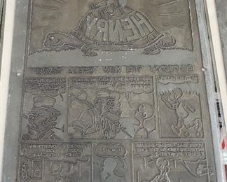 Little Henry Comic Book Print Plate