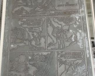 Wild Bill Elliott Comic Book Print Plate