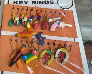 Peebee Conversation Piece Key Rings on Display Card