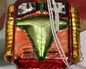 Glass Robot Ornament