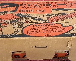 Marx Lone Ranger Ranch Set Series 500