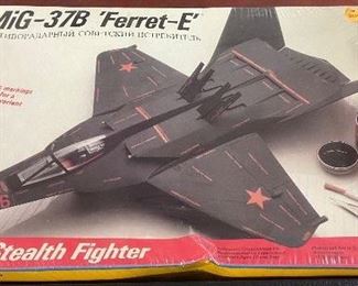 Mig-37B Soviet Stealth Fighter Model Kit (Sealed)