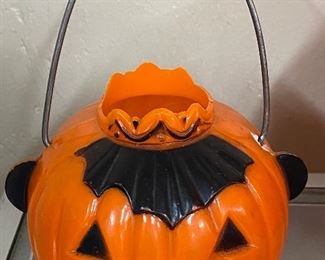 Old Plastic Halloween Bucket