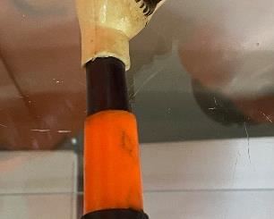 Vintage Halloween Skeleton Horn