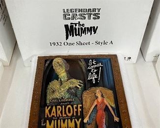 Legendary Casts Boris Karloff "The Mummy" in Original Box