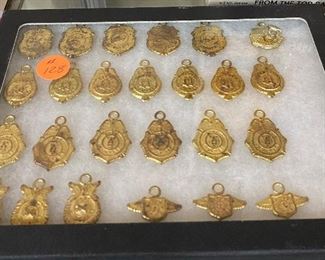 Flat with Assorted Toy Badges