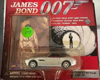 Johnny Lightning James Bond Vehicles on Card