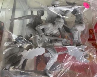 Large Marx Plastic German Soldiers
