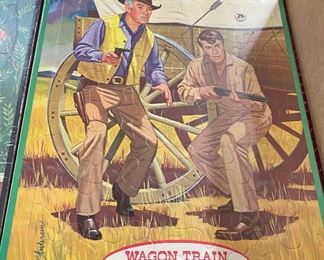 Wagon Train Tray Puzzle