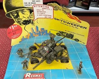 Rare Renwal Skysweeper Model Kit Store Display