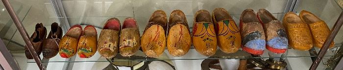 Several Pairs of Dutch Wooden Shoes