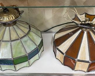 Paneled Glass Lamps