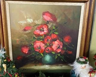 Floral Themed Oil Paintings