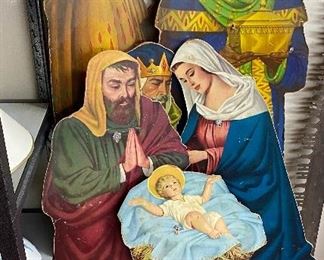Vintage Nativity Scened