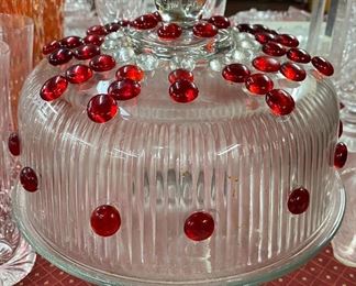 Covered Cake Plate