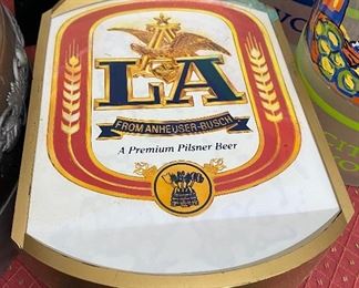 LA Pilsner Beer Sign