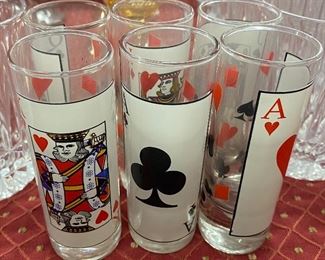Playing Card Themed Bar Glasses