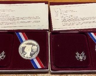 1983 Olympic Silver Dollars