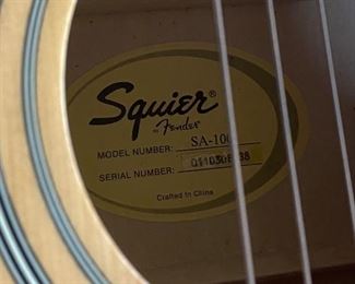 Fender Squier SA-100 Acoustic Guitar