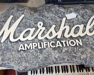 Marshall Amplification Store Sign