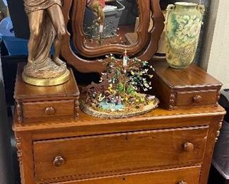Old Dresser with Mirror