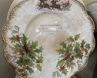 1906 Thomasville, N.C. Christmas Plate