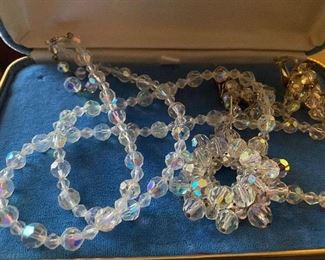 Glass Bead Costume Jewelry Set