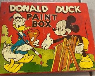 Tin Lithograph Donald Duck Paint Box