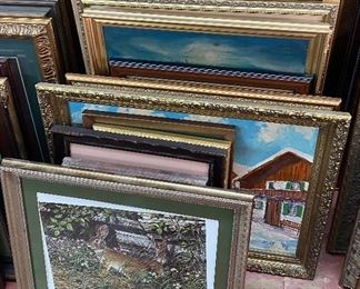 Lots of Assorted Prints and Paintings 