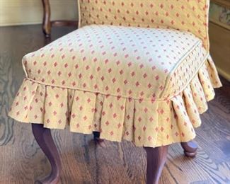Antique Slipcovered Child's Chair with Pad Feet - 2 available. Each measures 16" W x 18" D. Photo 1 of 3.