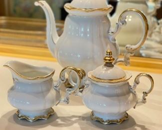 Vintage Hutschenreuther China -- Coffee, Cream & Sugar Set. Photo 1 of 2.