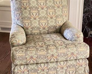 Pair of Britt Carter & Company Club Chairs. Each Measures 34" W x 42" D. Photo 1 of 5.