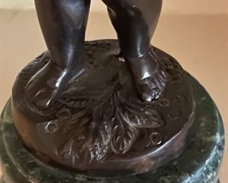 Bronze Figurine Mounted on Granite. Photo 4 of 4.