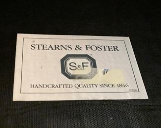 Sterns & Foster Sleeper Sofa. Measures 74" W x 36" D. Photo 3 of 3.