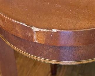 Antique Chippendale-Style Conch Shell Side Table. Measures 18” W X 16” D x 20” H. Photo 3 of 3.