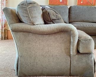 Pearson Forest Green Sectional Sofa. Measures 124" L x 40" D x 98". Photo 2 of 4.